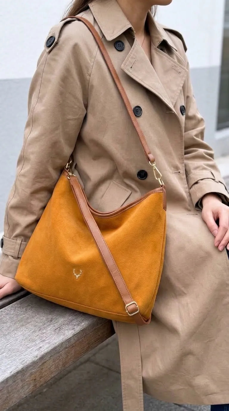Mustard Formal Shoulder Bag For Women P36778