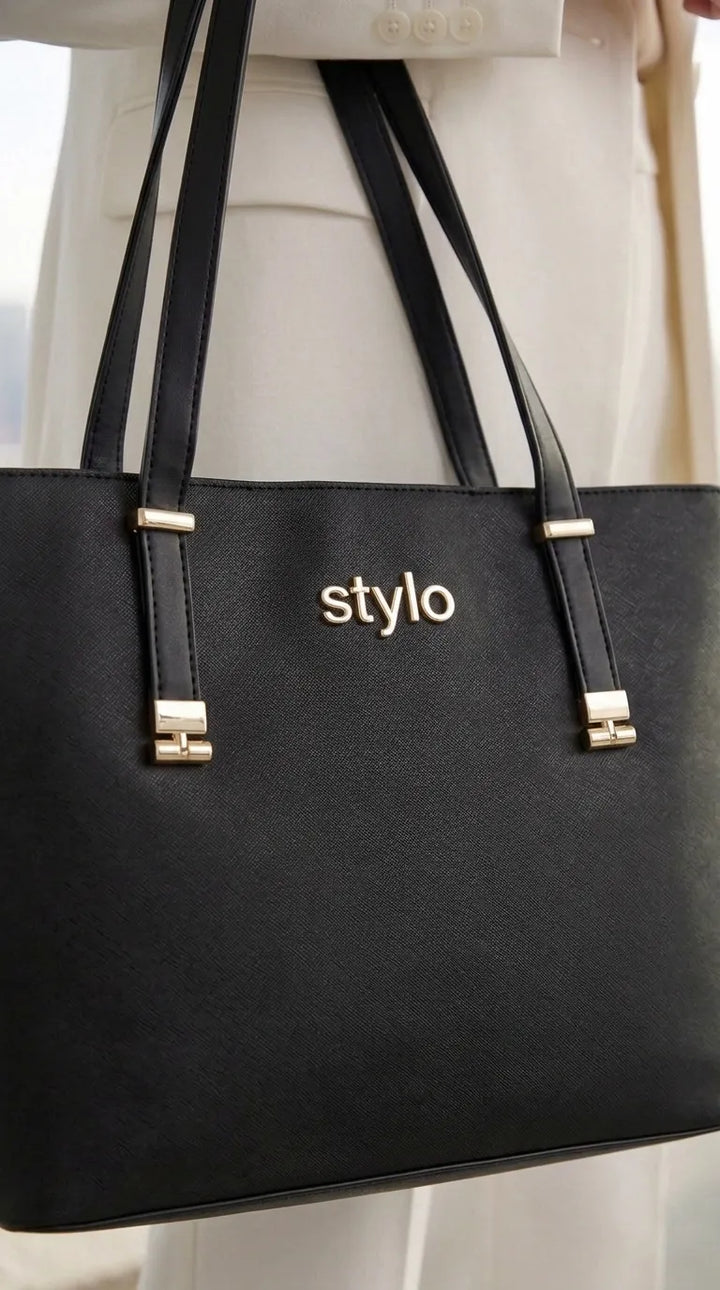 Black Formal Shoulder Bag For Ladies P36781