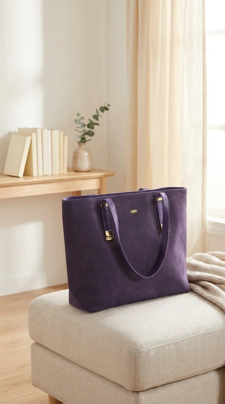 Purple Formal Shoulder Bag For Ladies P36781