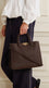 Coffee Formal Hand Bag For Ladies P36783