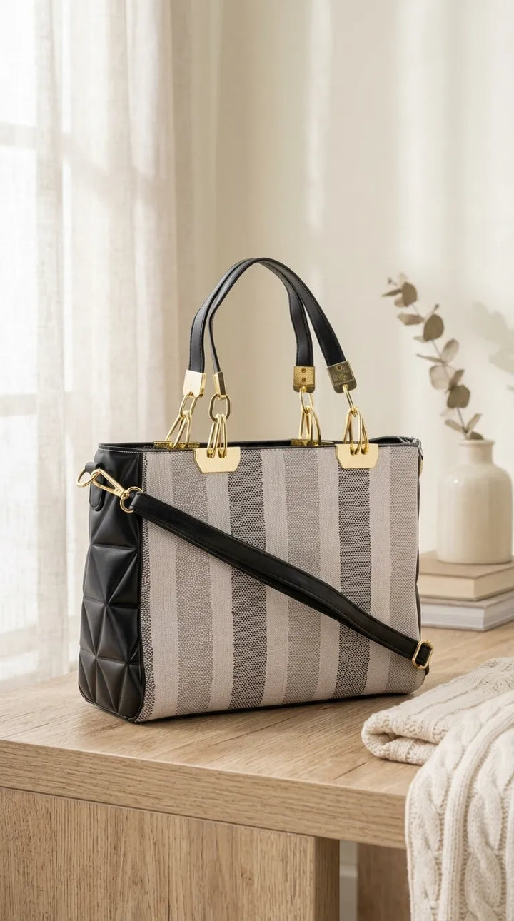 Black Formal Shoulder Bag For Ladies P36823