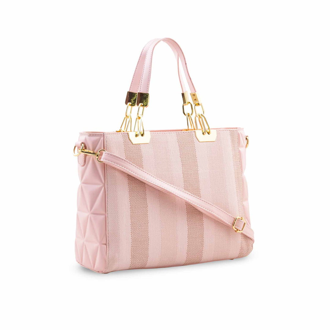 Pink Formal Shoulder Bag For Ladies P36823