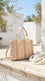 Beige Formal Shoulder Bag For Ladies P36823