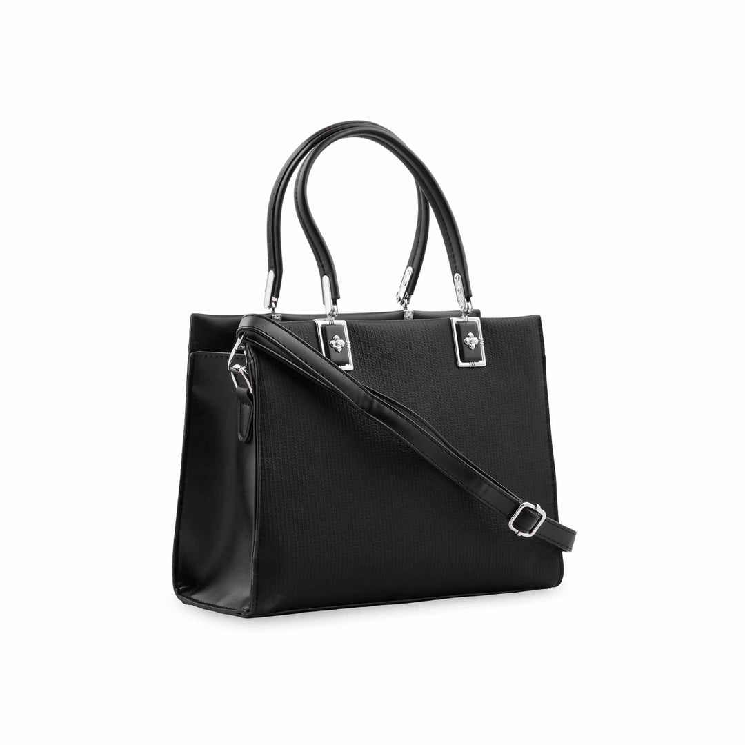 Black Formal Shoulder Bag For Ladies P36825