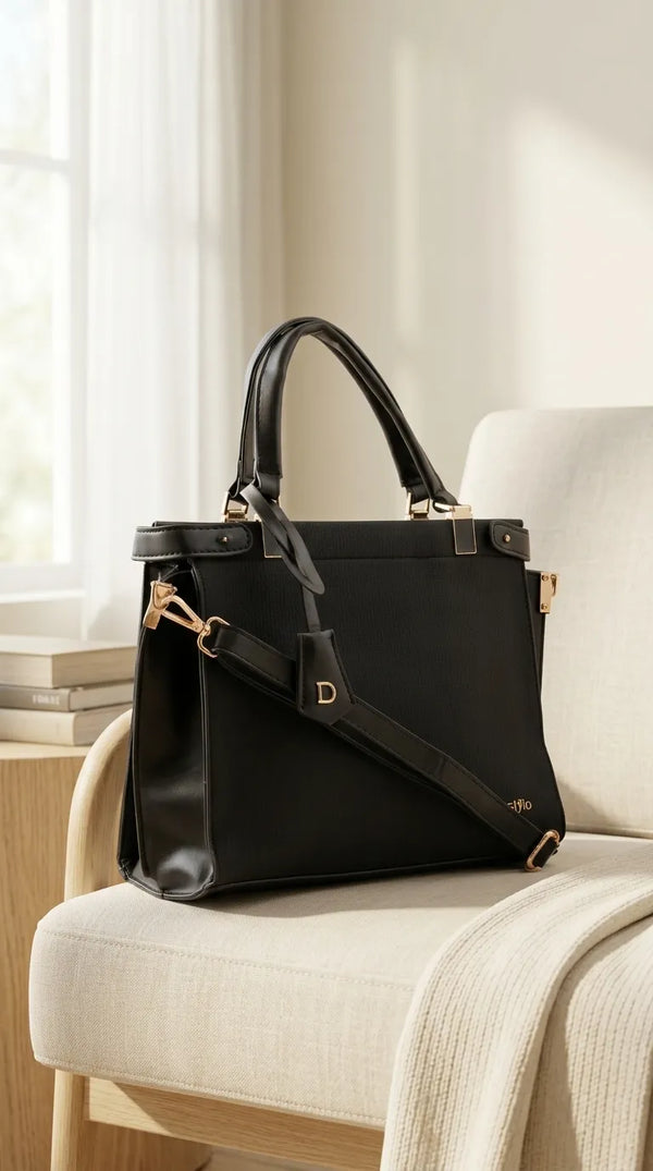 Black Formal Hand Bag For Ladies P36826