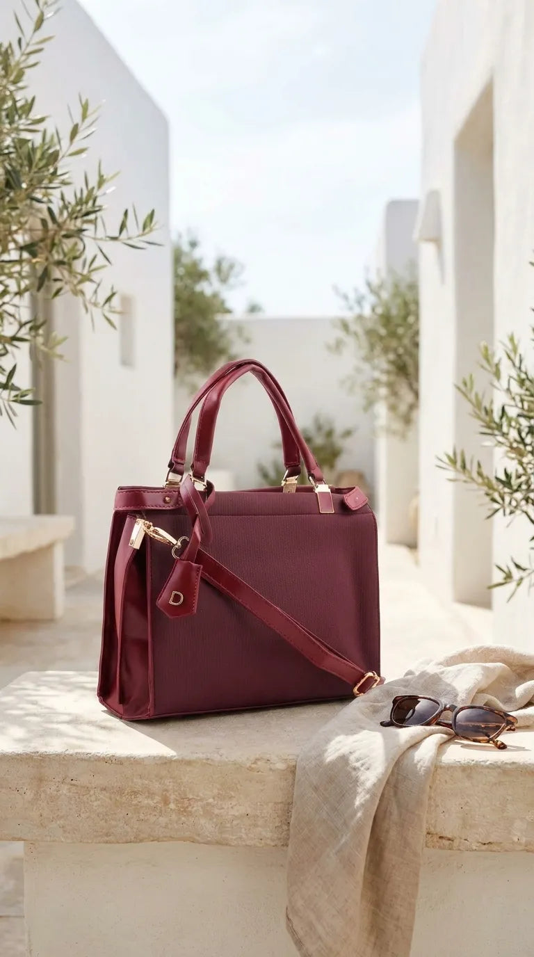Brown Formal Shoulder Bag For Ladies P36826