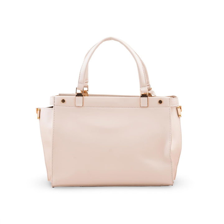 Beige Formal Hand Bag For Ladies P36826