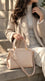 Beige Formal Hand Bag For Ladies P36826