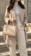 Beige Formal Hand Bag For Ladies P36826