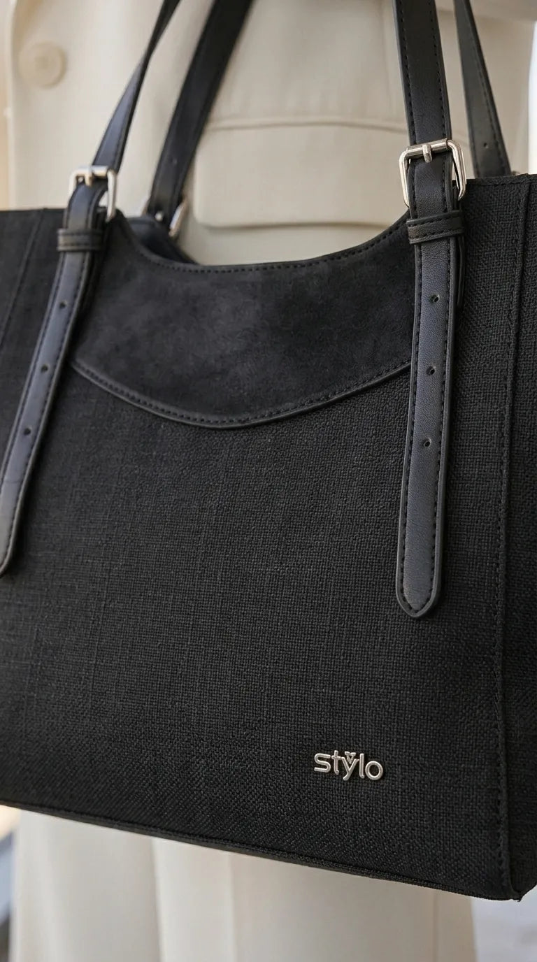Black Formal Shoulder Bag For Ladies P36828