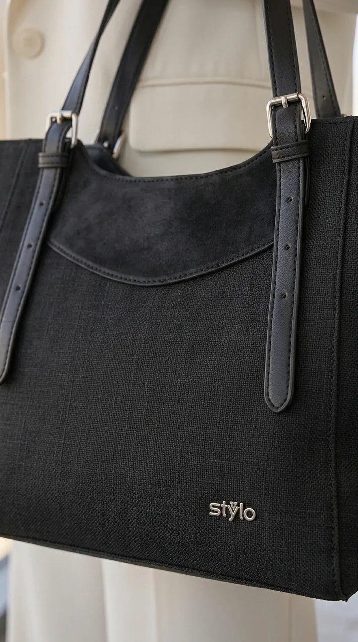 Black Formal Shoulder Bag For Ladies P36828
