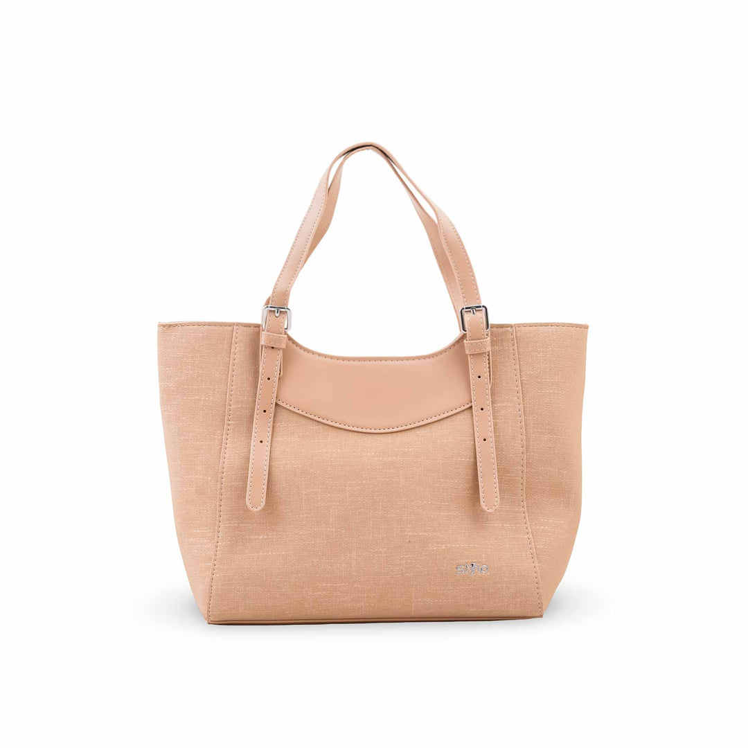 Beige Formal Shoulder Bag For Ladies P36828