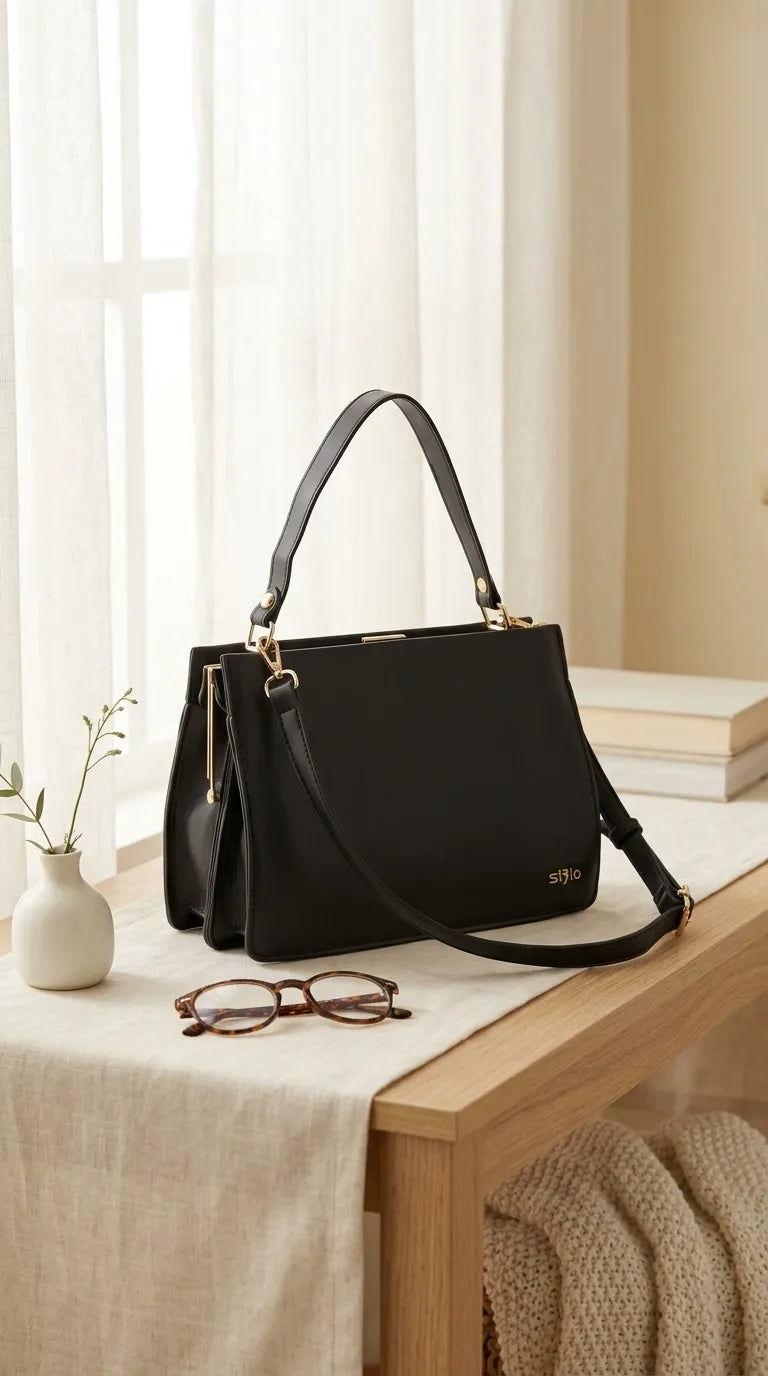 Black Formal Shoulder Bag For Ladies P36829