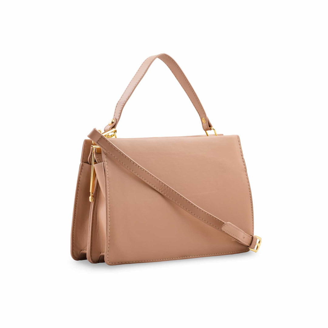 Khaki Formal Shoulder Bag For Ladies P36829