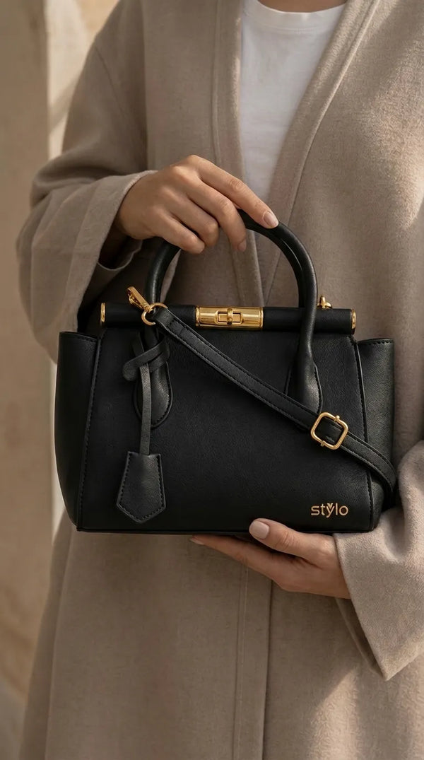 Black Formal Hand Bag For Ladies P36830