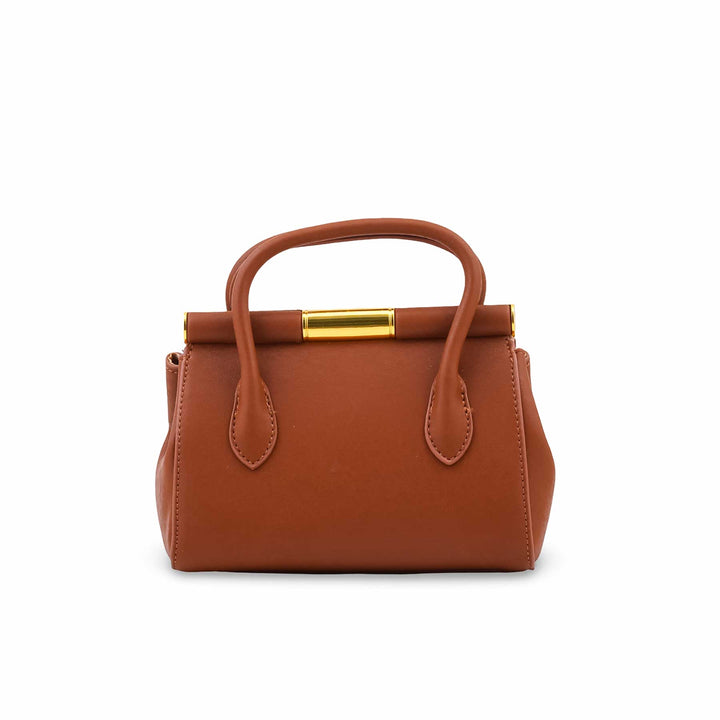 Brown Formal Hand Bag For Ladies P36830