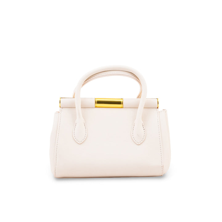 Beige Formal Hand Bag For Ladies P36830