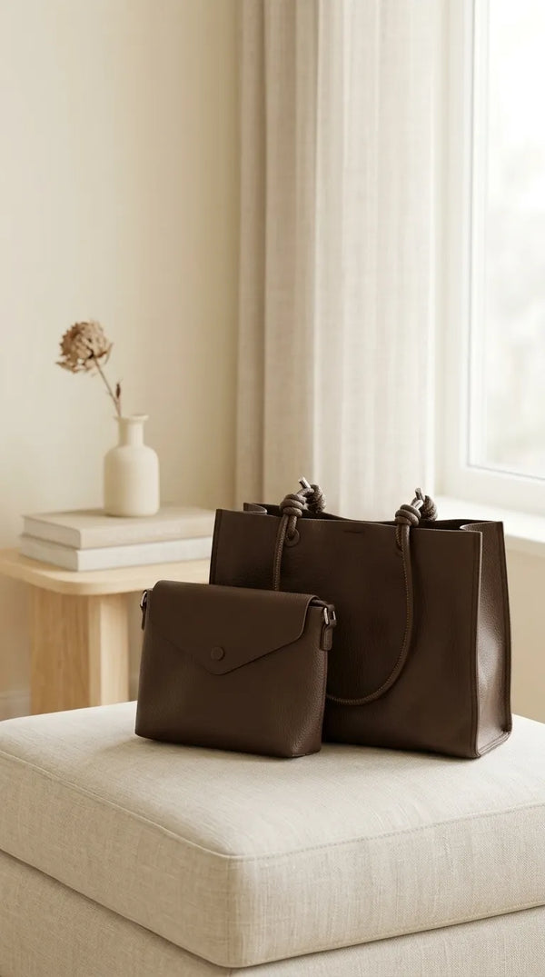 Brown Formal Shoulder Bag For Ladies P36831