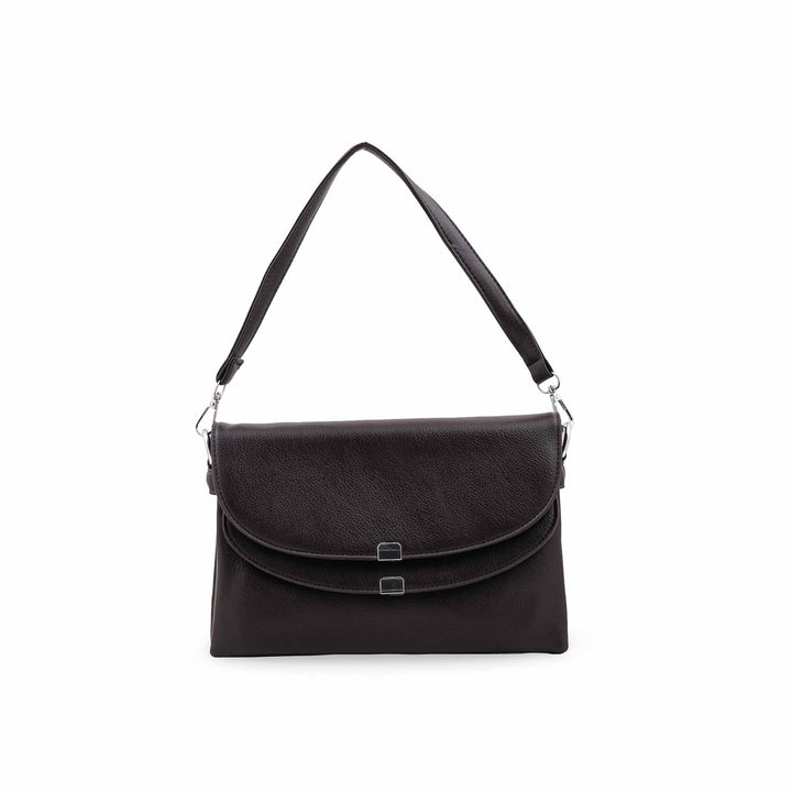 Brown Formal Shoulder Bag For Ladies P36868