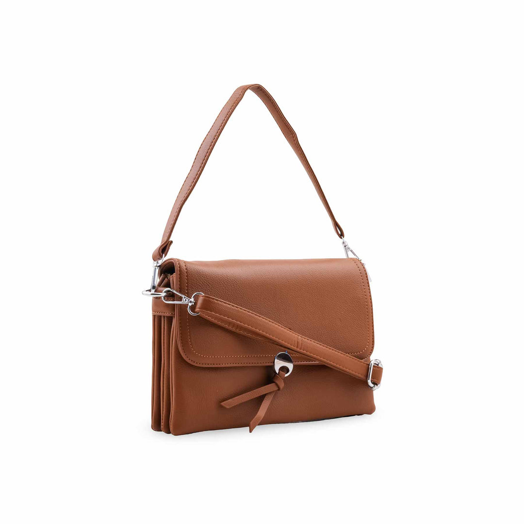 Mustard Formal Shoulder Bag For Ladies P36869