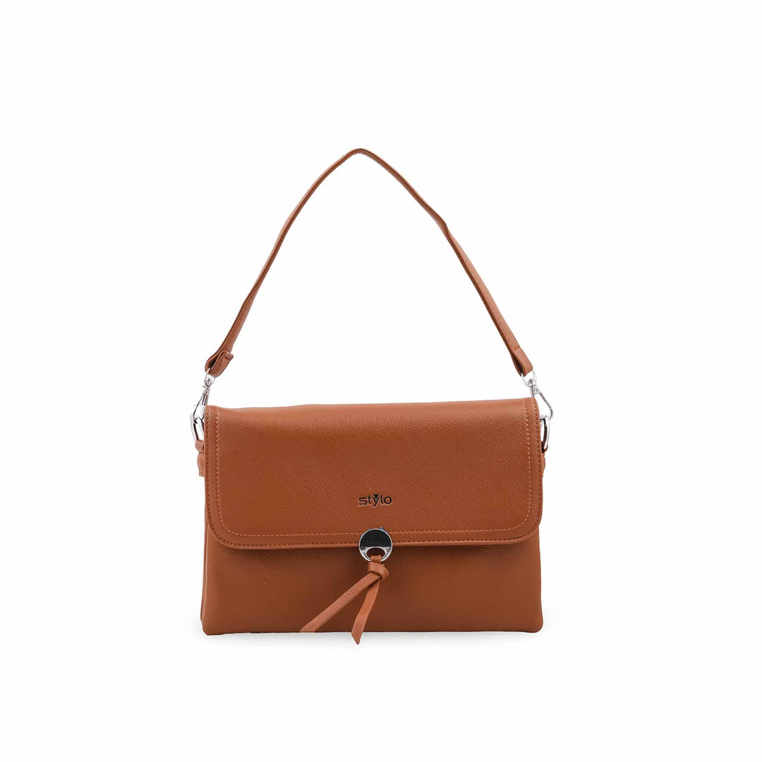 Mustard Formal Shoulder Bag For Ladies P36869