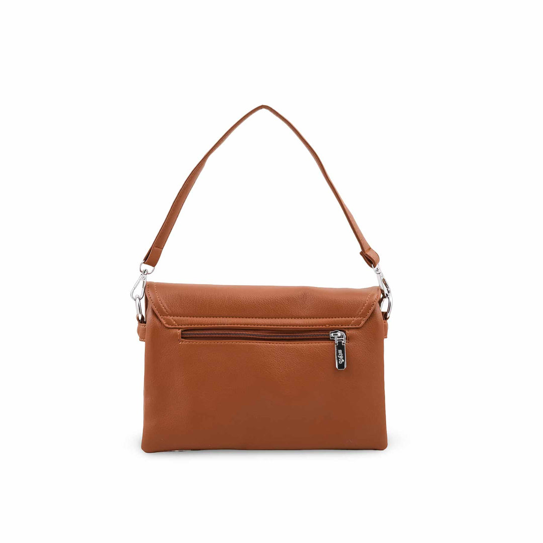 Mustard Formal Shoulder Bag For Ladies P36869