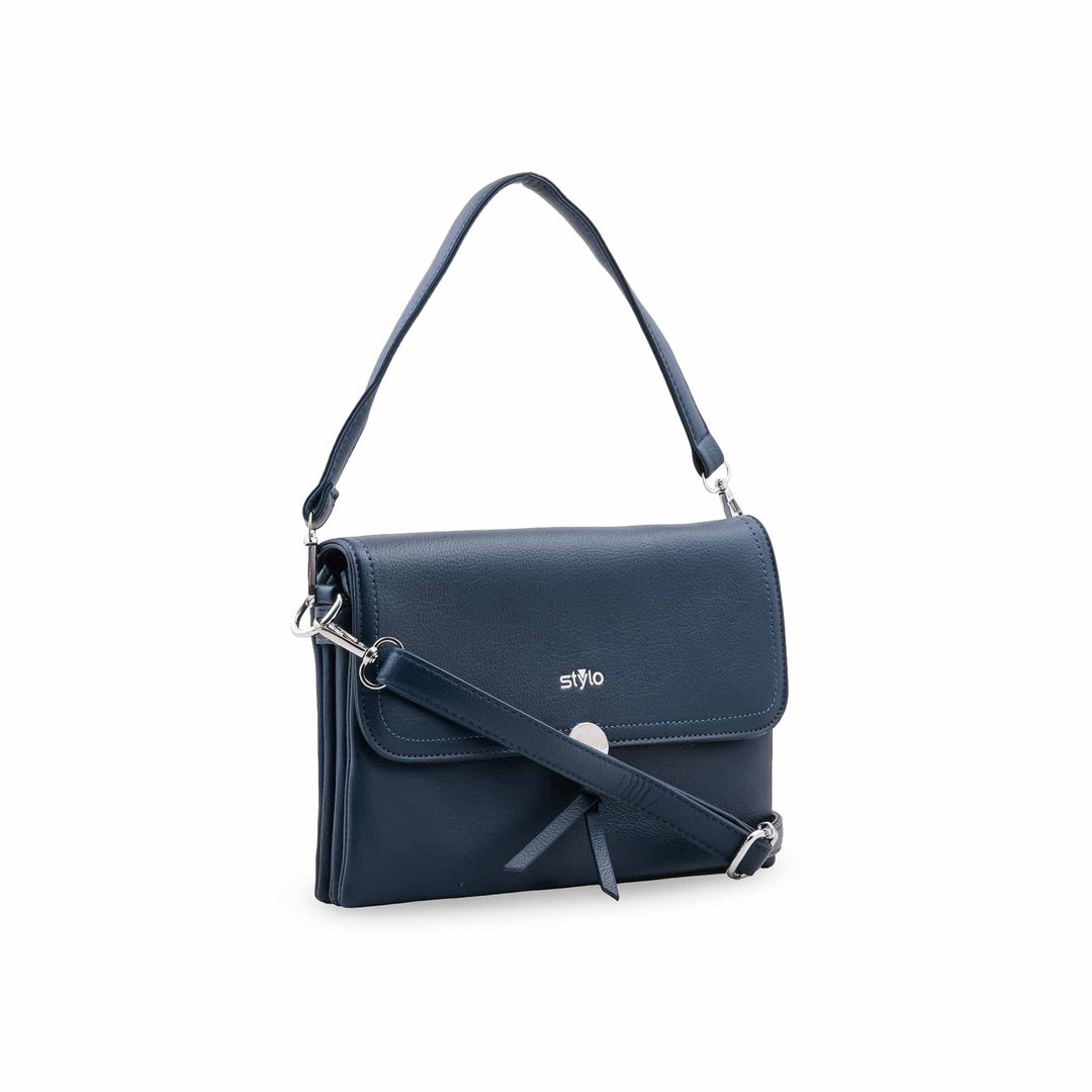 Navy Formal Shoulder Bag For Ladies P36869
