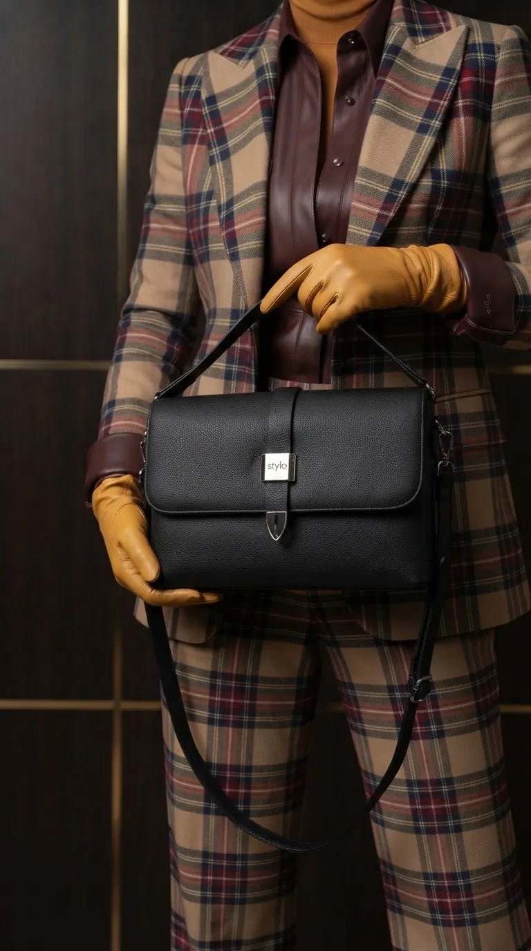Black Formal Shoulder Bag For Ladies P36870
