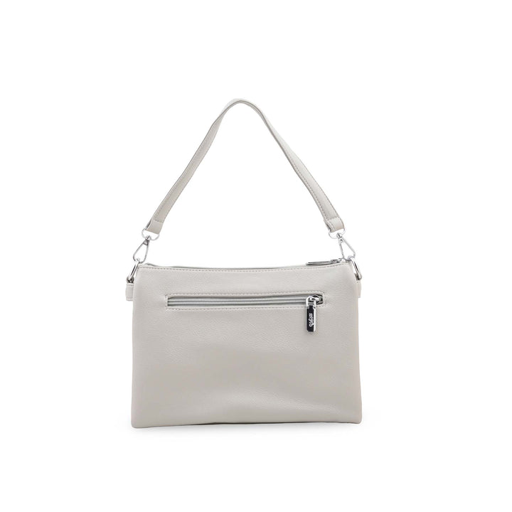 Grey Formal Shoulder Bag For Ladies P36871