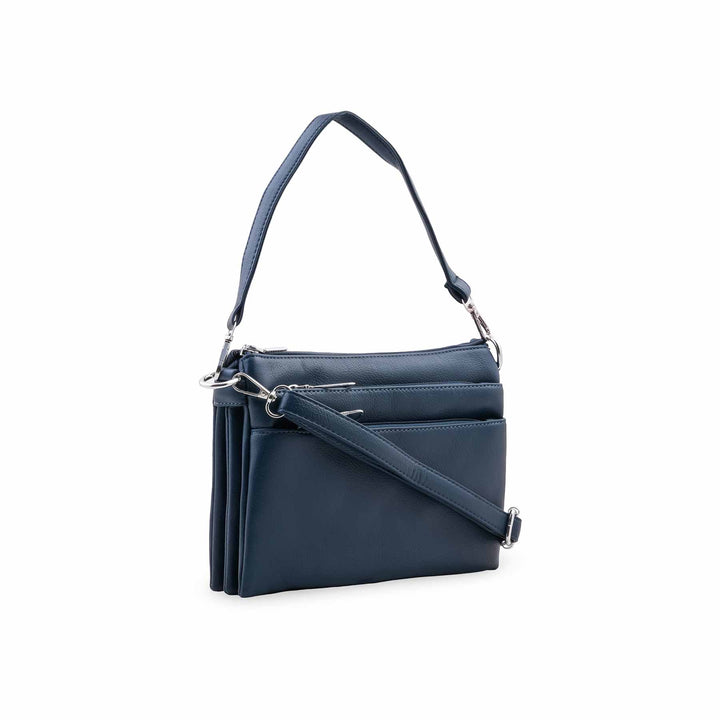 Navy Formal Shoulder Bag For Ladies P36871