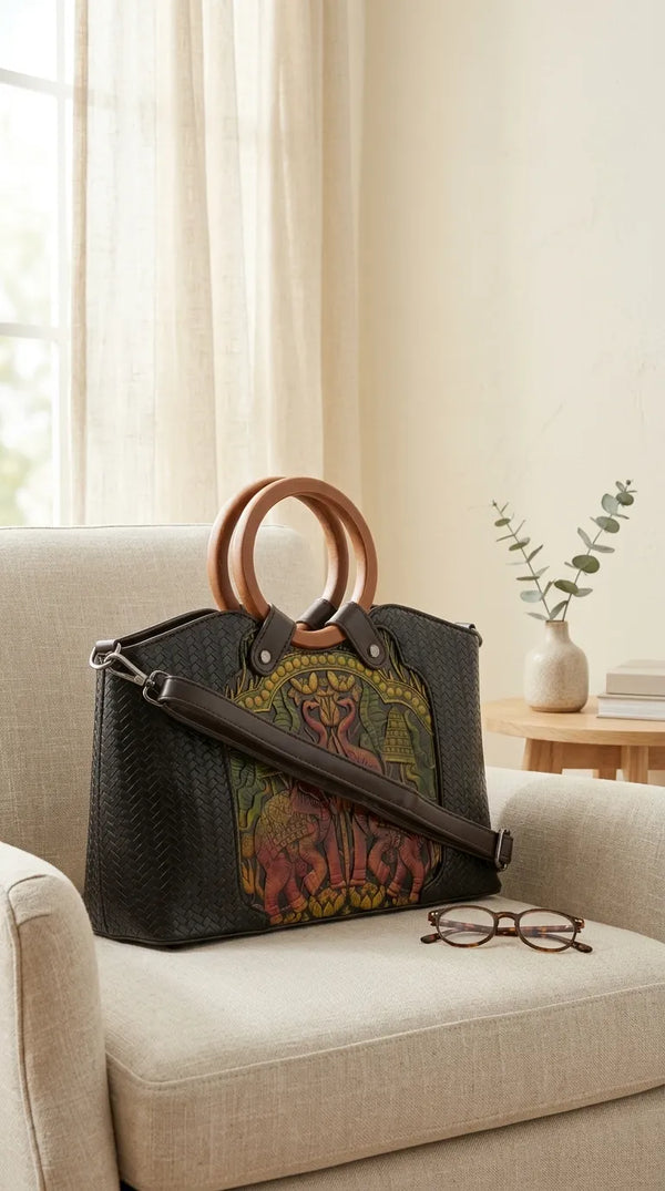 Black Formal Hand Bag For Ladies P37000