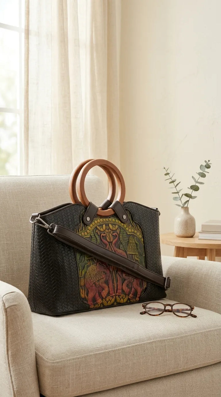 Black Formal Hand Bag For Ladies P37000