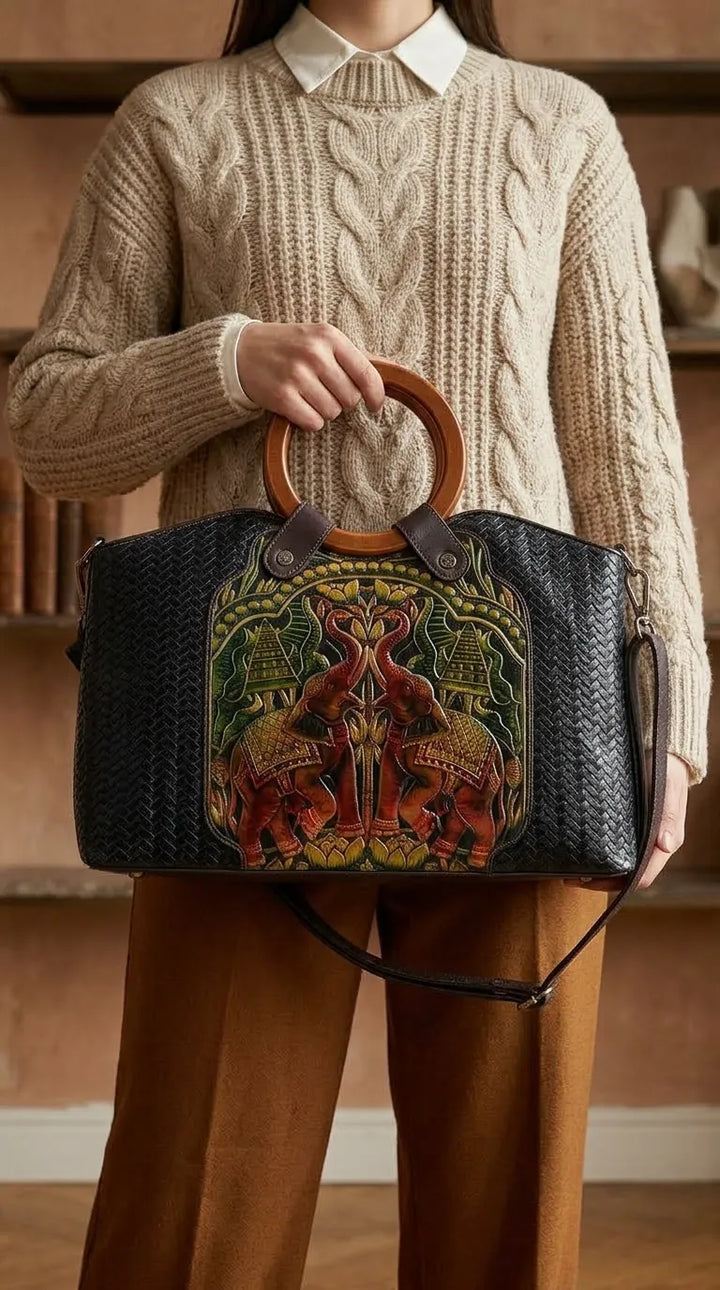 Black Formal Hand Bag For Ladies P37000