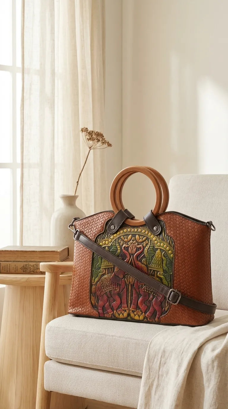 Brown Formal Hand Bag For Ladies P37000