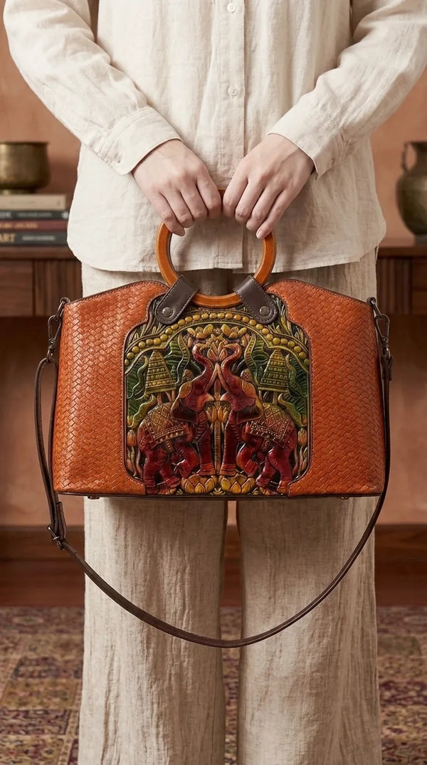 Brown Formal Hand Bag For Ladies P37000