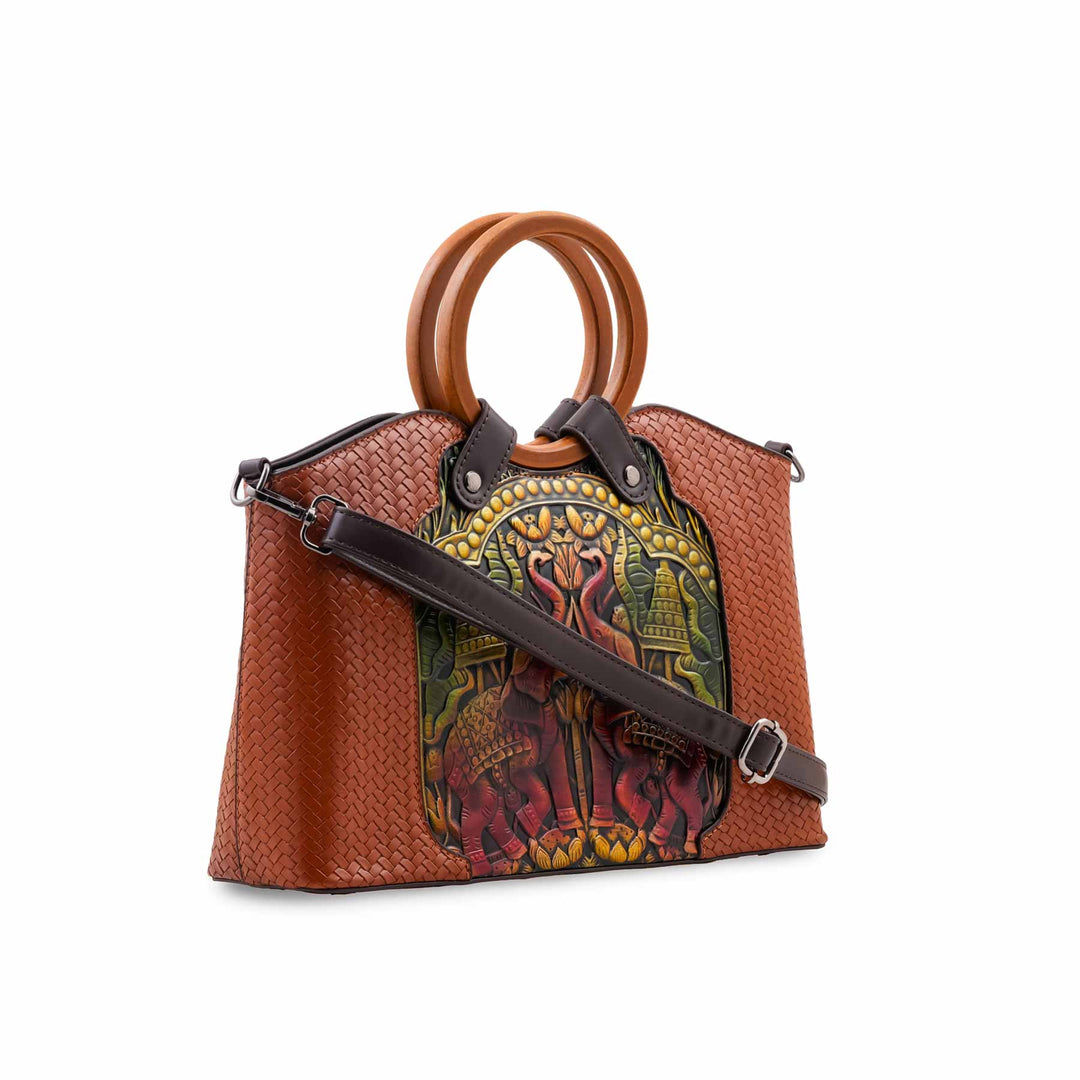 Brown Formal Hand Bag For Ladies P37000