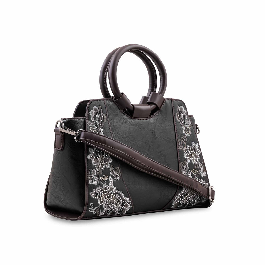 Black Formal Hand Bag For Ladies P37004