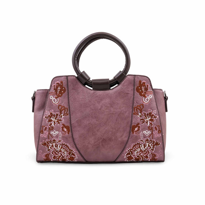 Purple Formal Hand Bag For Ladies P37004