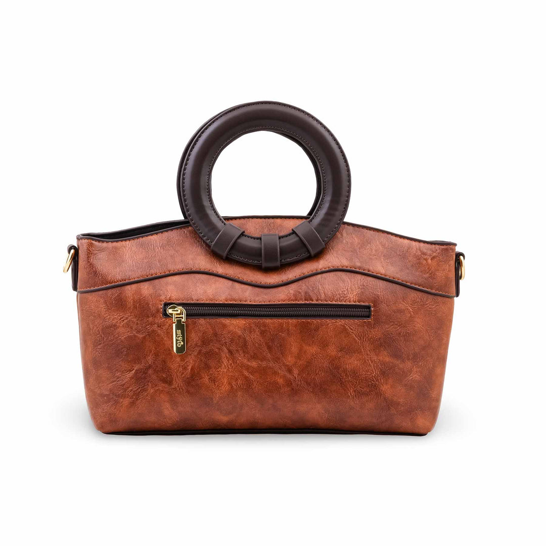 Brown Formal Hand Bag For Ladies P37006
