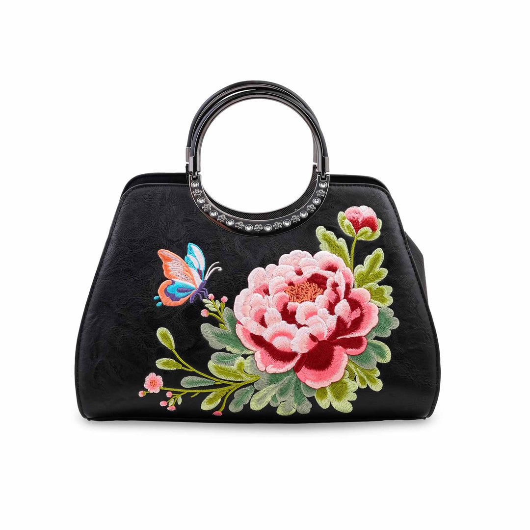 Black Formal Hand Bag For Ladies P37009