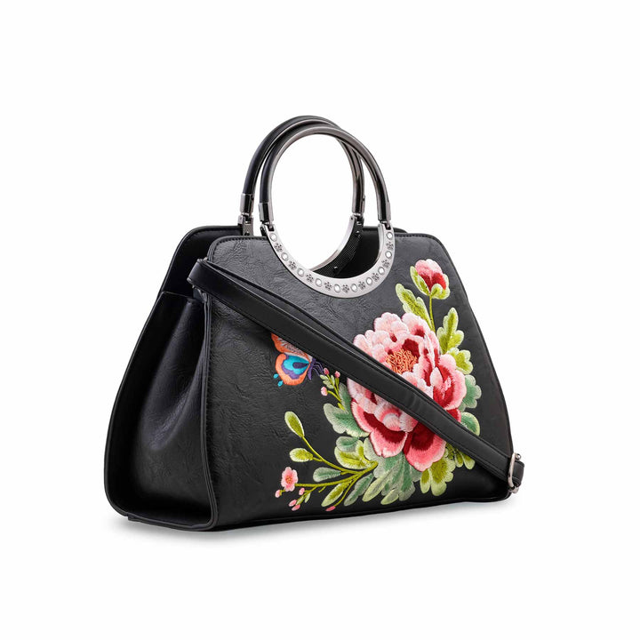 Black Formal Hand Bag For Ladies P37009