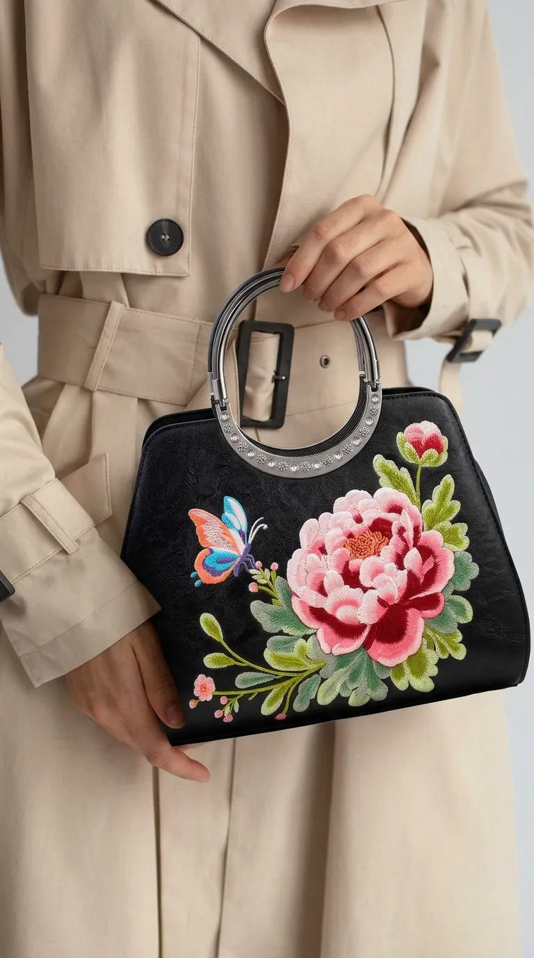 Black Formal Hand Bag For Ladies P37009