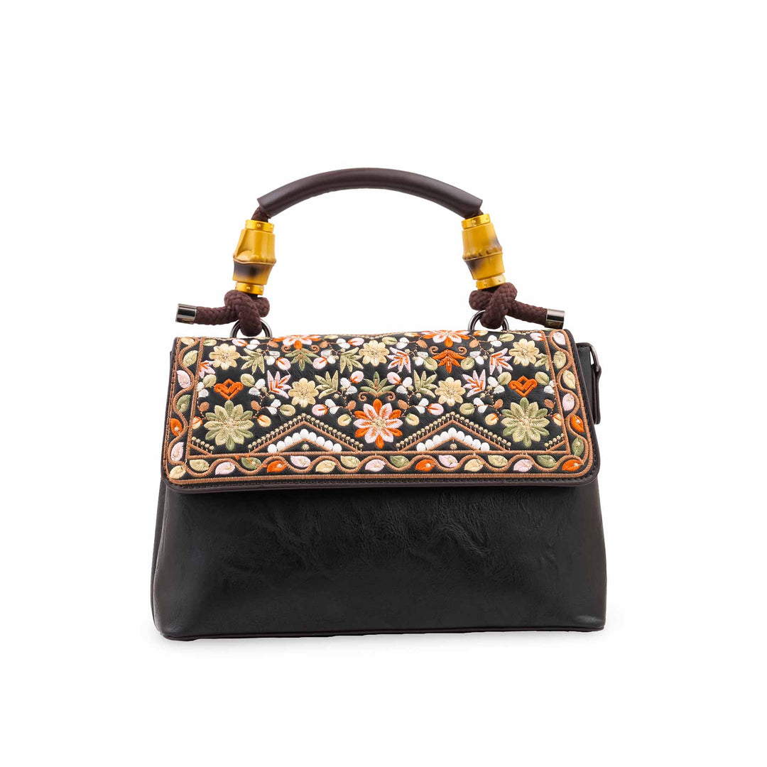 Black Formal Hand Bag For Ladies P37010