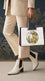 White Formal Shoulder Bag For Ladies P37014