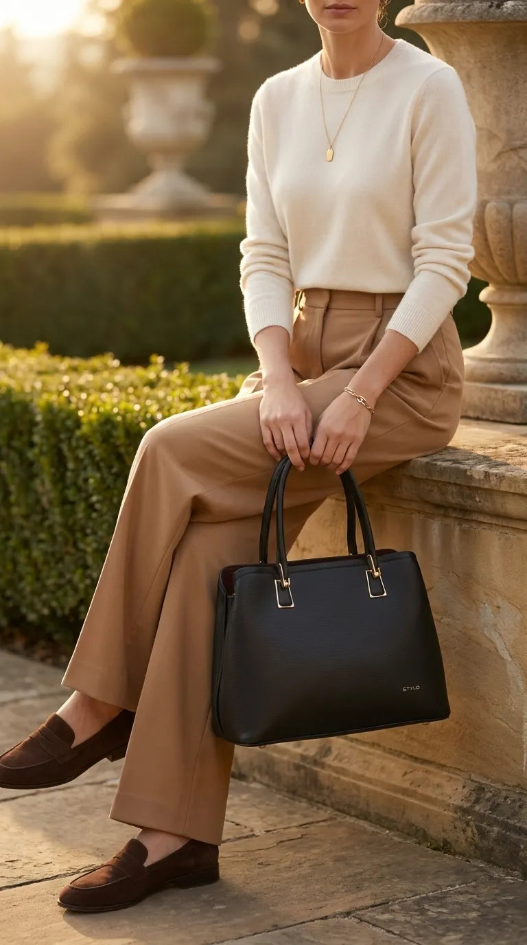 Black Formal Hand Bag For Women P37017
