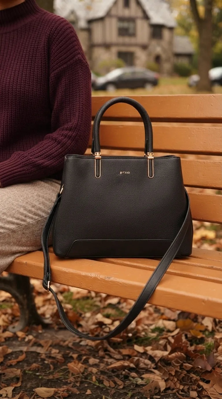 Black Formal Hand Bag For Women P37020