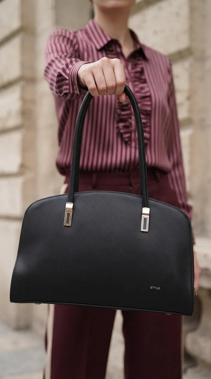 Black Formal Hand Bag For Women P37023