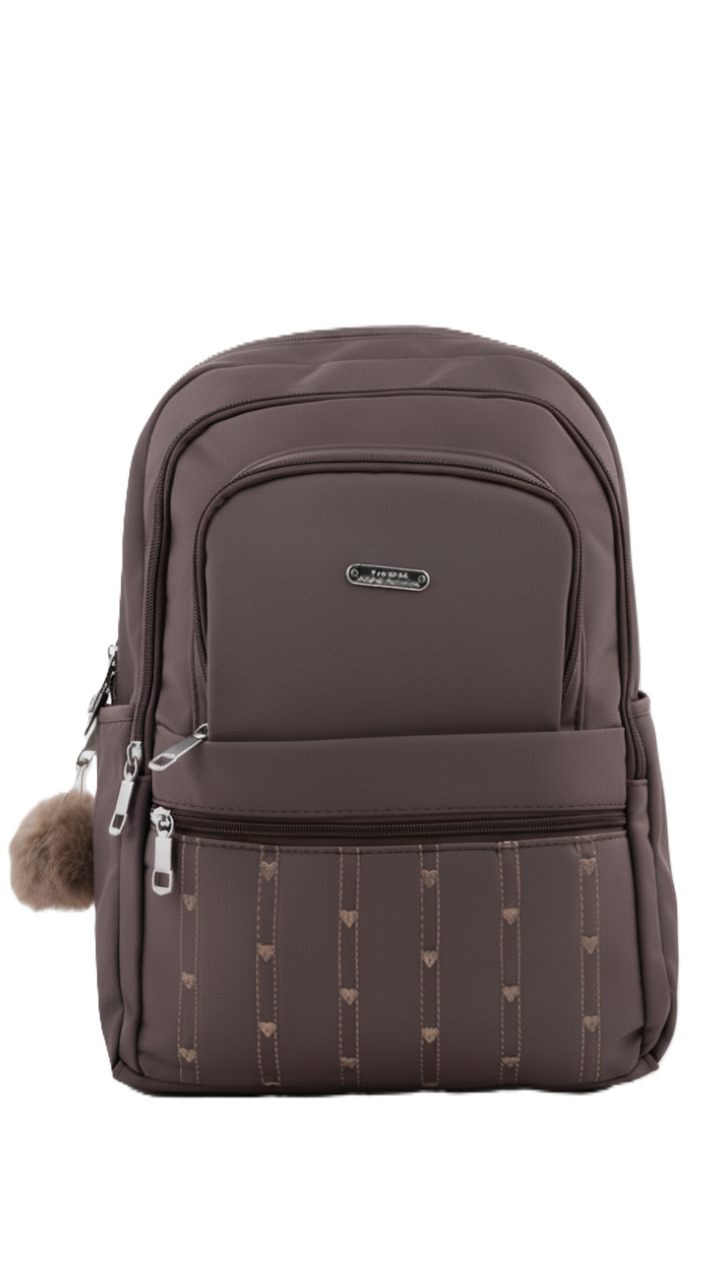 Brown Casual Back Pack For Women P47472