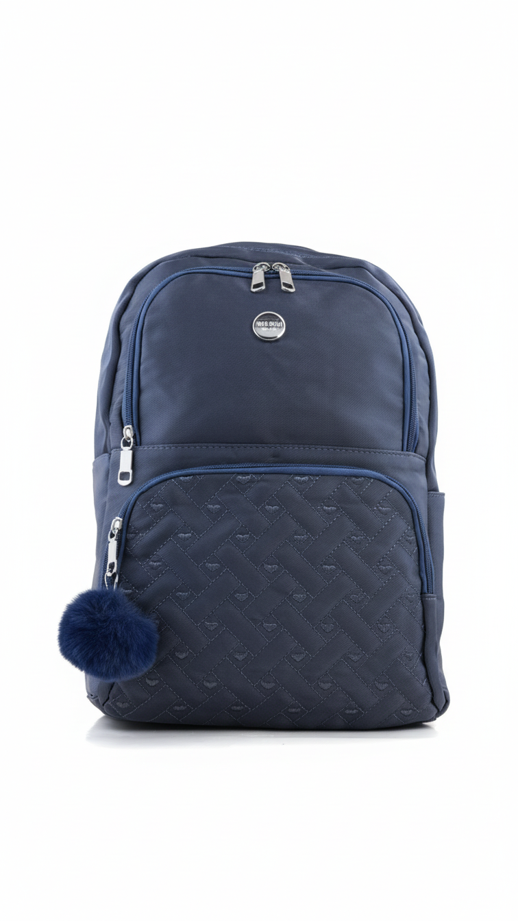 Blue Casual Back Pack For Women P47473