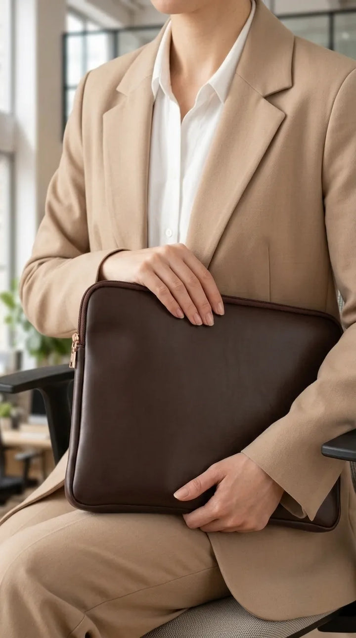 Brown Laptop Sleeve For Women P47482